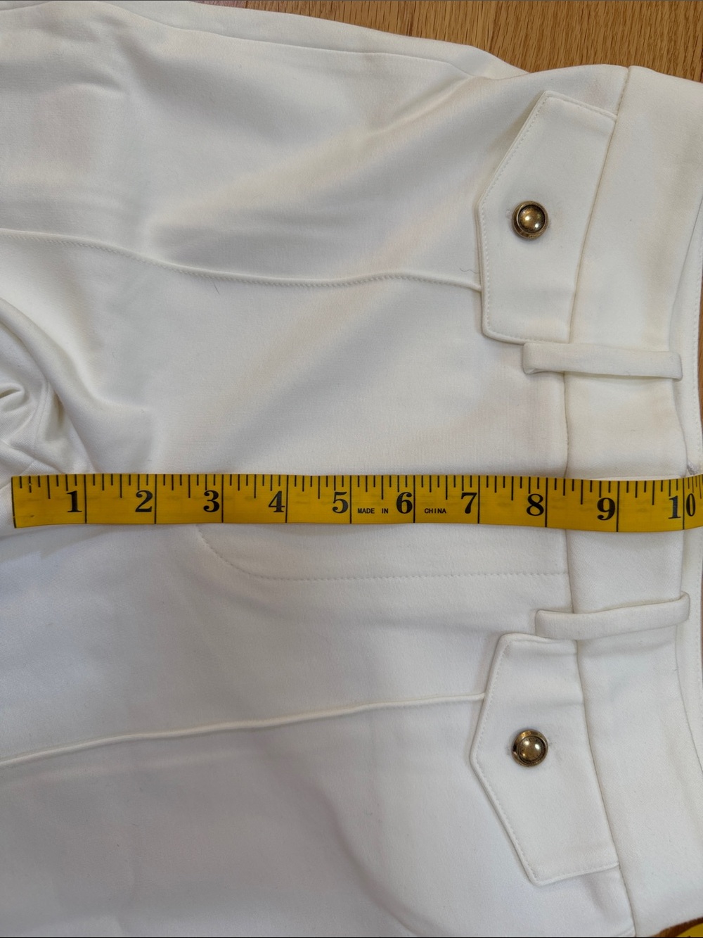 New! Frame SZ 2, cream The Reboot Crop Trousers. - Picture 10 of 13